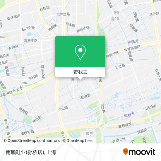 南鹏鞋业(孙桥店)地图