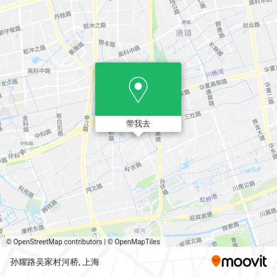 孙耀路吴家村河桥地图