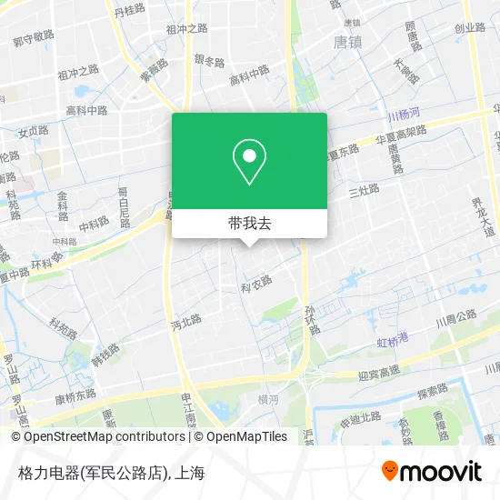 格力电器(军民公路店)地图