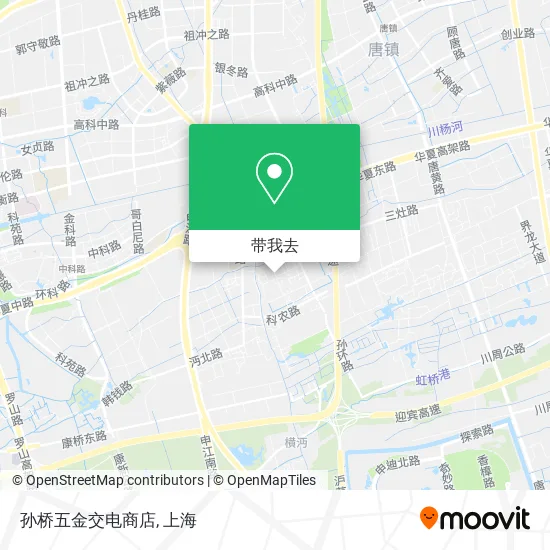 孙桥五金交电商店地图