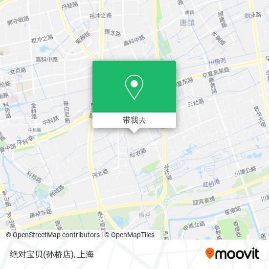 绝对宝贝(孙桥店)地图
