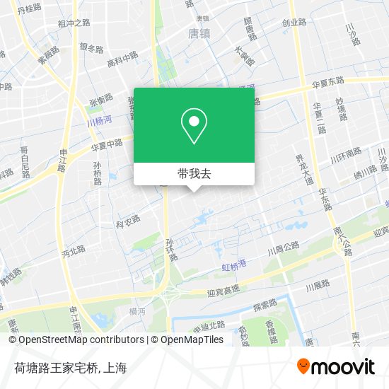 荷塘路王家宅桥地图