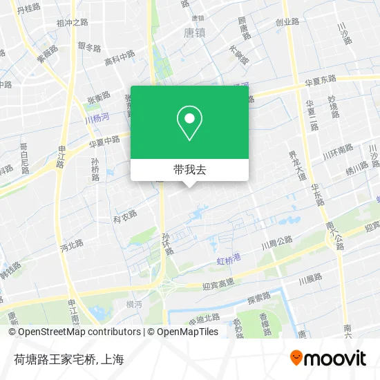 荷塘路王家宅桥地图