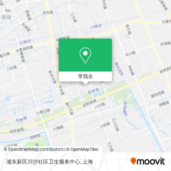 浦东新区川沙社区卫生服务中心地图