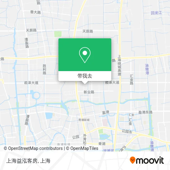 上海益泓客房地图