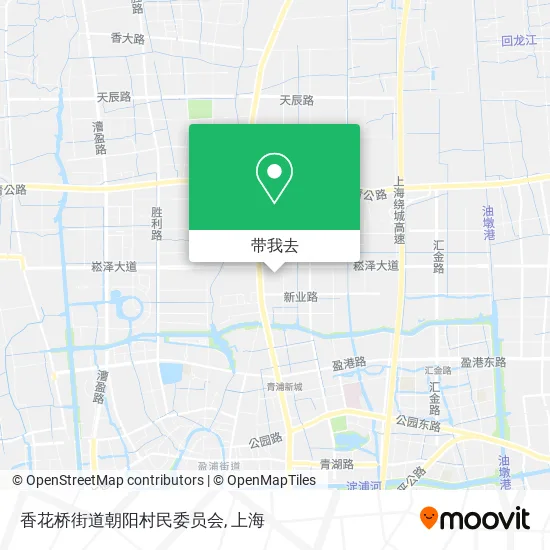 香花桥街道朝阳村民委员会地图