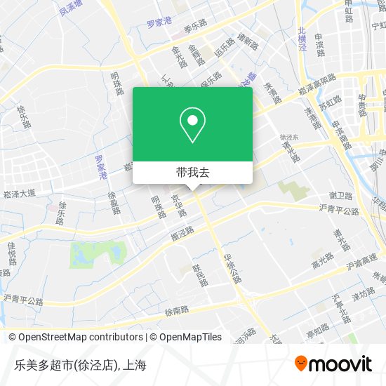 乐美多超市(徐泾店)地图