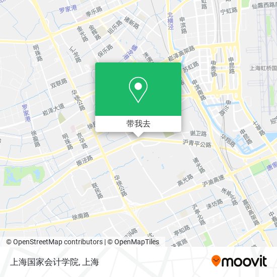 上海国家会计学院地图