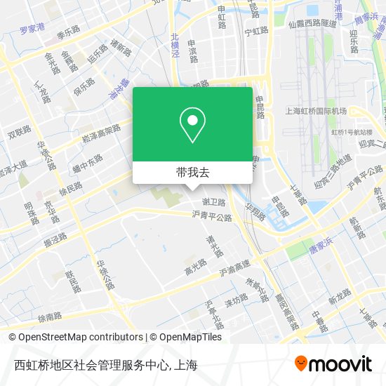 西虹桥地区社会管理服务中心地图