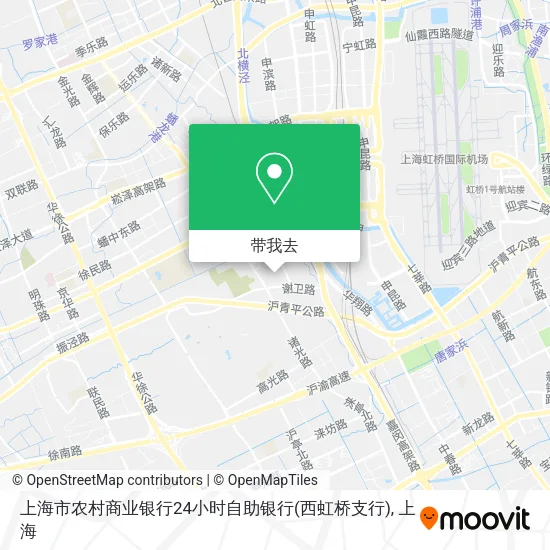上海市农村商业银行24小时自助银行(西虹桥支行)地图