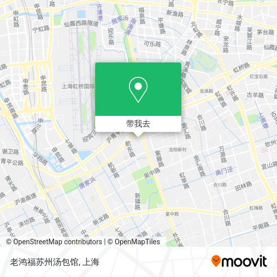 老鸿福苏州汤包馆地图