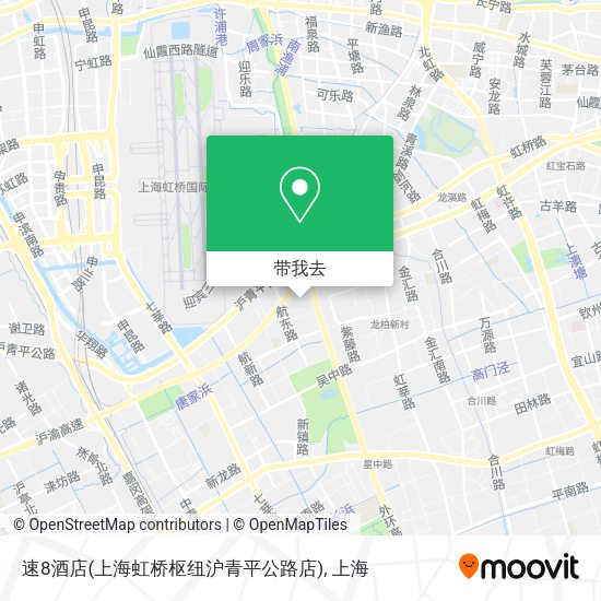 速8酒店(上海虹桥枢纽沪青平公路店)地图