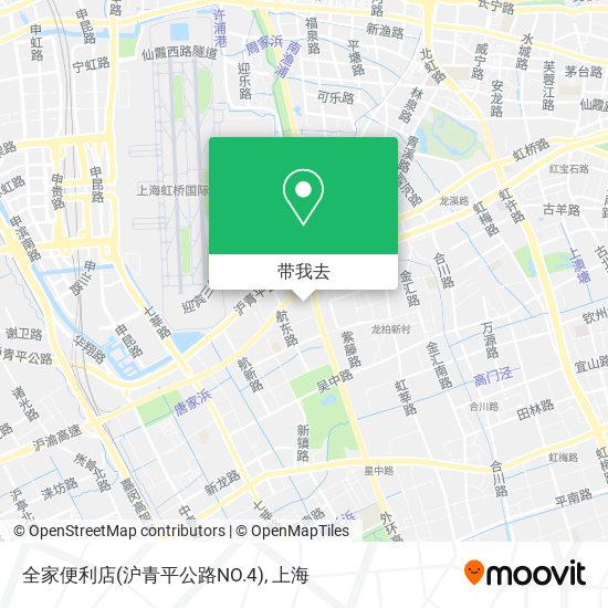 全家便利店(沪青平公路NO.4)地图