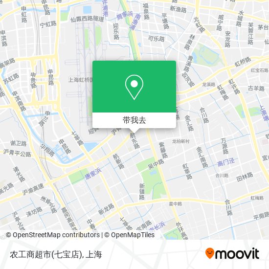 农工商超市(七宝店)地图
