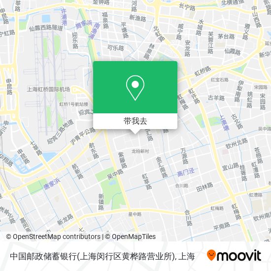 中国邮政储蓄银行(上海闵行区黄桦路营业所)地图