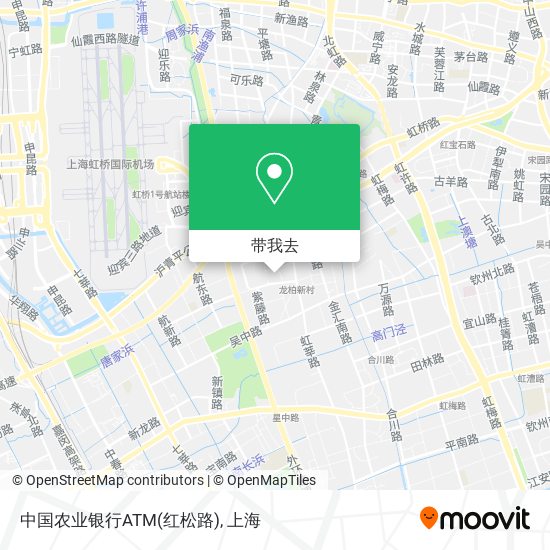 中国农业银行ATM(红松路)地图