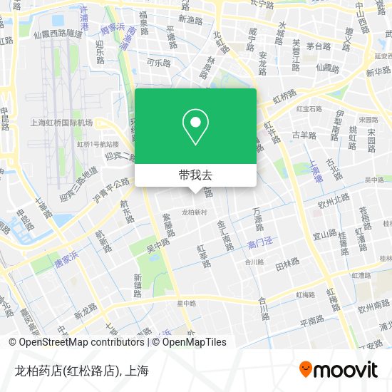 龙柏药店(红松路店)地图