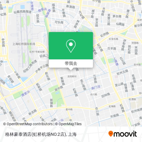 格林豪泰酒店(虹桥机场NO.2店)地图