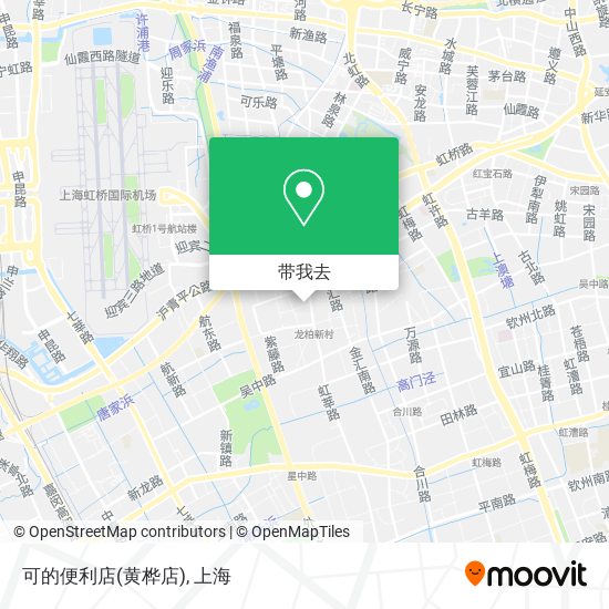 可的便利店(黄桦店)地图