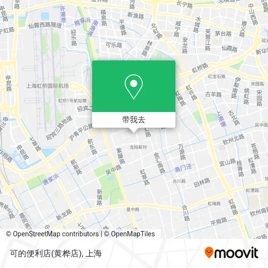 可的便利店(黄桦店)地图