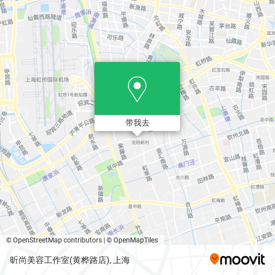 昕尚美容工作室(黄桦路店)地图