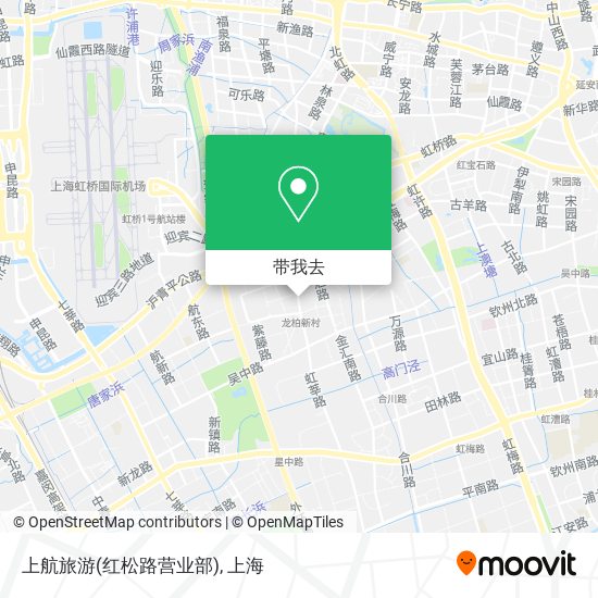 上航旅游(红松路营业部)地图