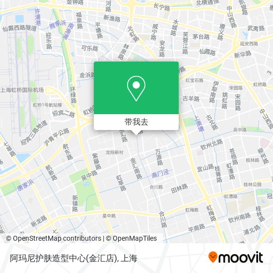 阿玛尼护肤造型中心(金汇店)地图