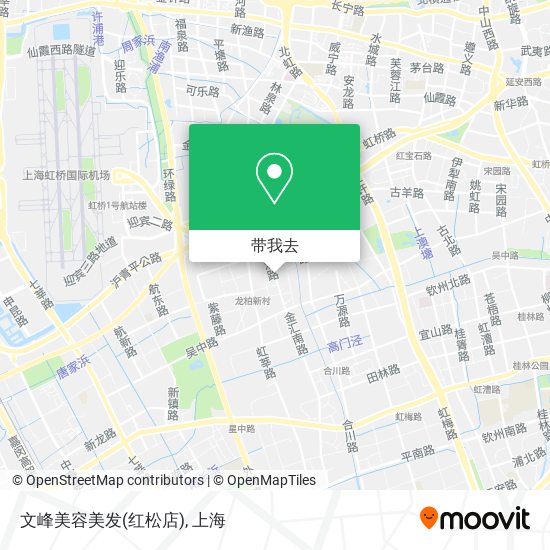文峰美容美发(红松店)地图