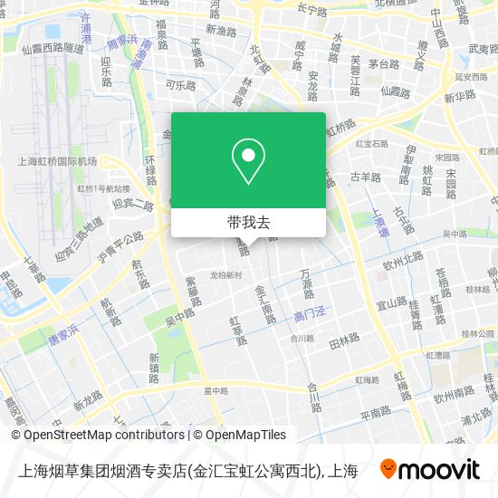 上海烟草集团烟酒专卖店(金汇宝虹公寓西北)地图
