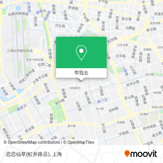恋恋仙草(虹井路店)地图