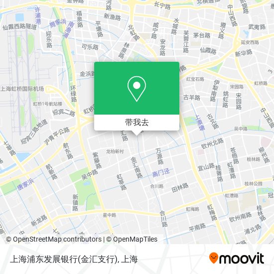 上海浦东发展银行(金汇支行)地图