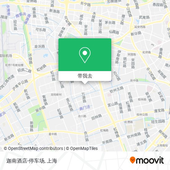 迦南酒店-停车场地图