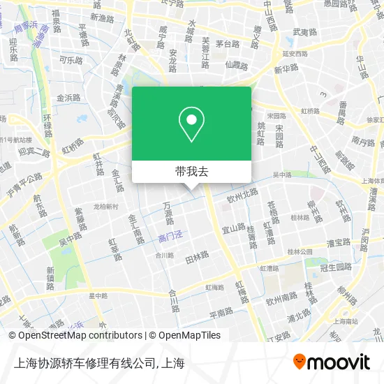 上海协源轿车修理有线公司地图