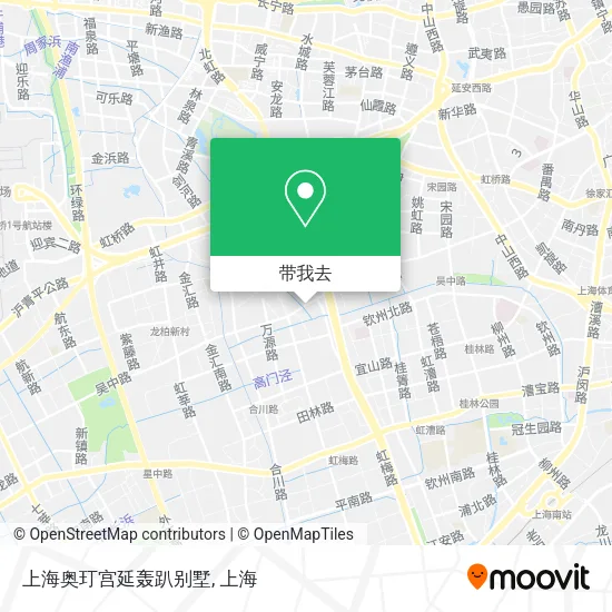 上海奥玎宫延轰趴别墅地图