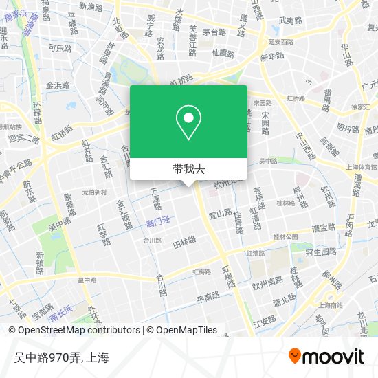 吴中路970弄地图