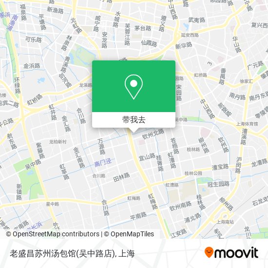 老盛昌苏州汤包馆(吴中路店)地图
