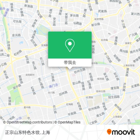 正宗山东特色水饺地图