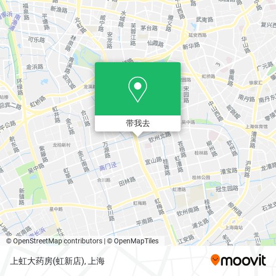 上虹大药房(虹新店)地图