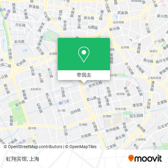 虹翔宾馆地图