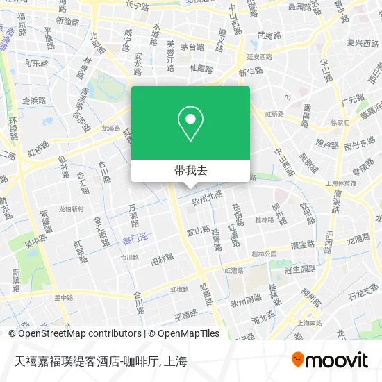 天禧嘉福璞缇客酒店-咖啡厅地图