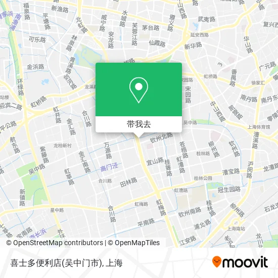 喜士多便利店(吴中门市)地图
