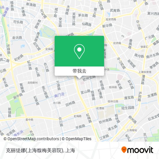 克丽缇娜(上海馥梅美容院)地图