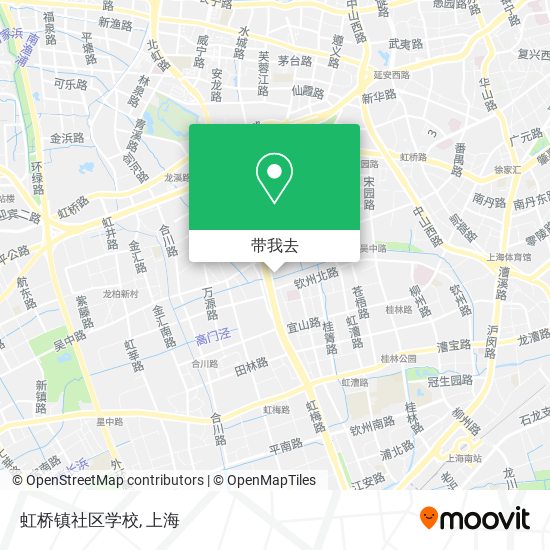 虹桥镇社区学校地图