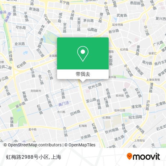 虹梅路2988号小区地图