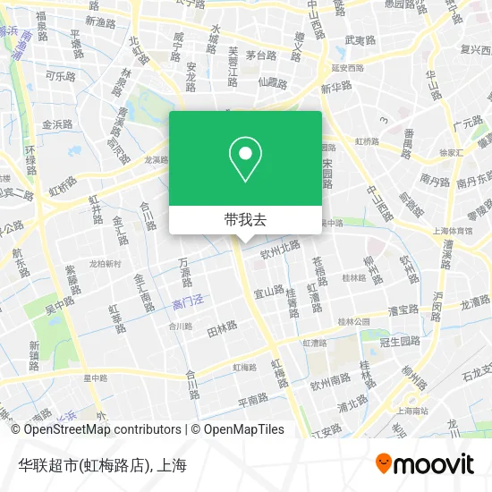 华联超市(虹梅路店)地图