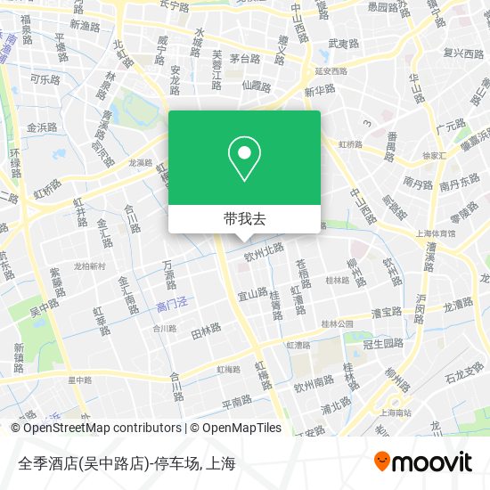 全季酒店(吴中路店)-停车场地图