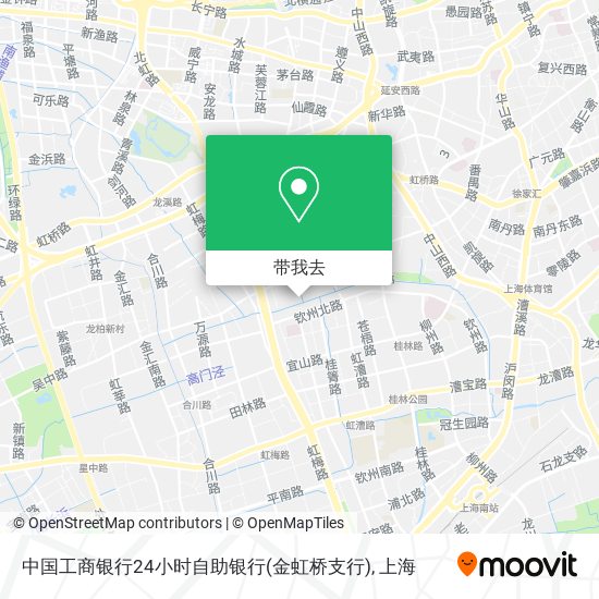 中国工商银行24小时自助银行(金虹桥支行)地图