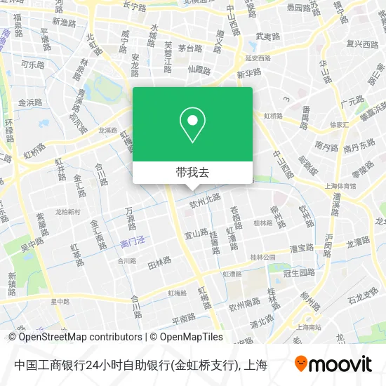 中国工商银行24小时自助银行(金虹桥支行)地图