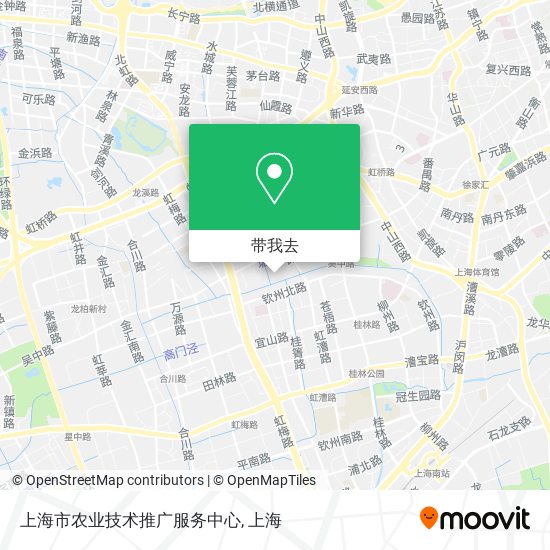 上海市农业技术推广服务中心地图