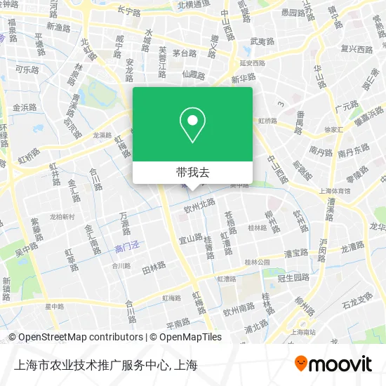 上海市农业技术推广服务中心地图